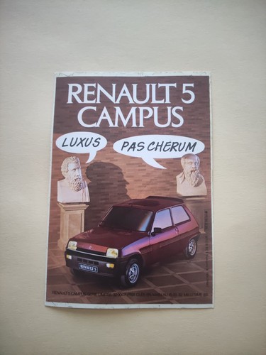 Old sticker renault 5 - -,
