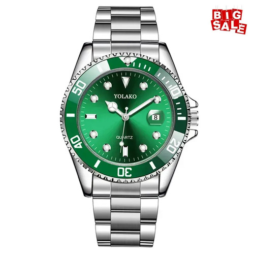 Green submariner quartz - green,