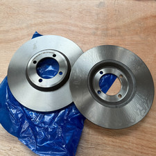 NEW PAIR FRONT BRAKE DISCS OE