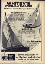1968 PAPER AD Whitby Boat