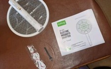 Buzbug LED 2 Mode Electric Fly swatter - Automatic And Manual- Type C Charging