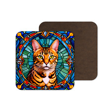 Cute Bengal Cat Kitten Stained