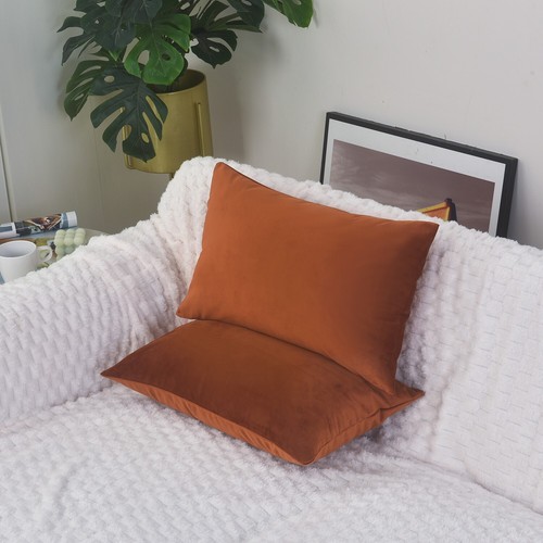 Plain velvet cushions covers - plain,