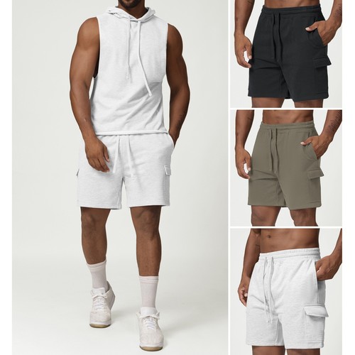Men casual cotton shorts - men,