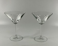 Pair crystal martini - pair, of