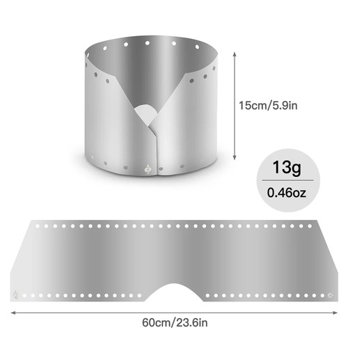 Gas stove titanium wind - wind, shield