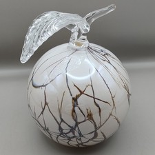 Apple Shaped Glass Paperweight