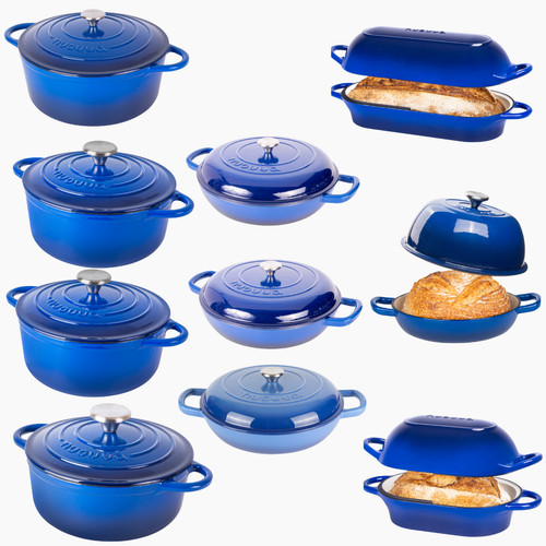 Enamelled cast iron dutch oven - enamelled,