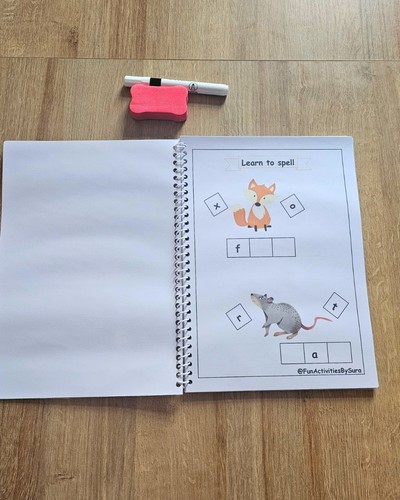Spelling activity book - my,