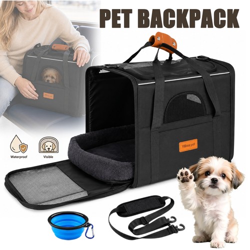 Fabric pet carrier portable - pet,