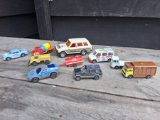 10 x Vintage Majorette Cars
