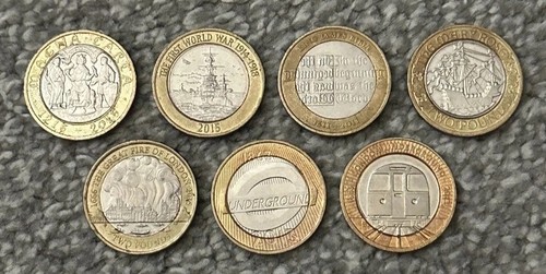 Two pound coin set navy - £2, (navy