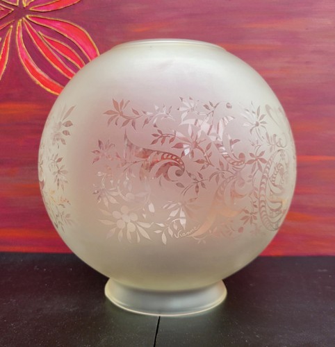 Vintage oil lamp - globe, shade