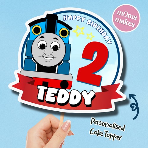 Thomas the tank cake topper - ,