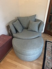 Dfs round swivel cuddle sofa