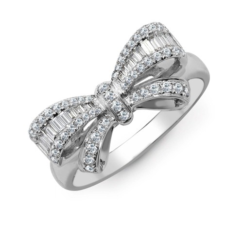 18ct white gold 46ct diamond - 18ct,