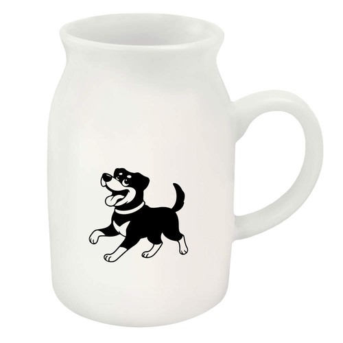 Happy rottweiler ceramic - 'happy, rottweiler'