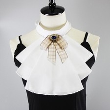 Jabot collar white for women - jabot,