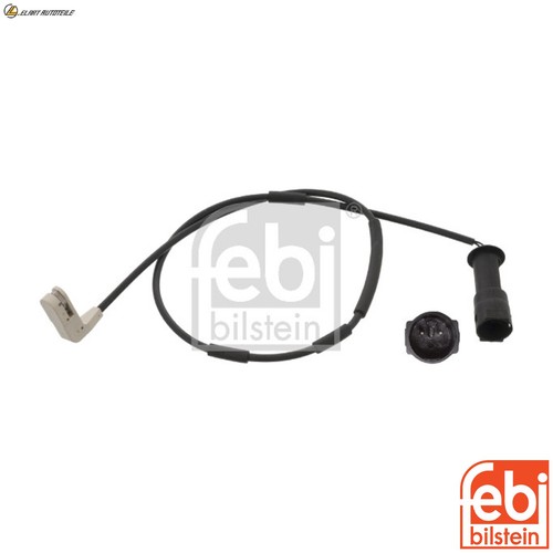 Warning contact brake pad wear - brake,