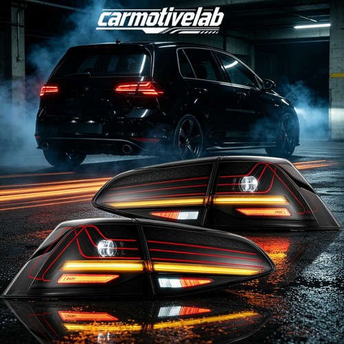 Full led smoked tail lights - full,