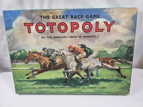 Totopoly 1949 board game - totopoly,
