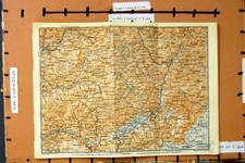 Original Old Vintage Print