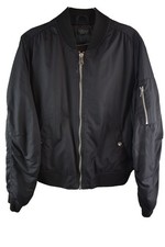 TOPSHOP Black Padded Bomber