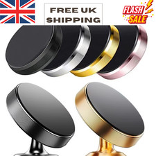 Magnetic Car Phone Holder with Metal Plate Dashboard Mount for iPhone Samsung