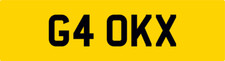 GINETTA G40R NUMBER PLATE G4