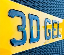 3D GEL SHOW PLATES -  Number