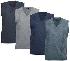 Mens Diamond V Neck Sleeveless