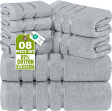 Utopia Towels 8-Piece Luxury
