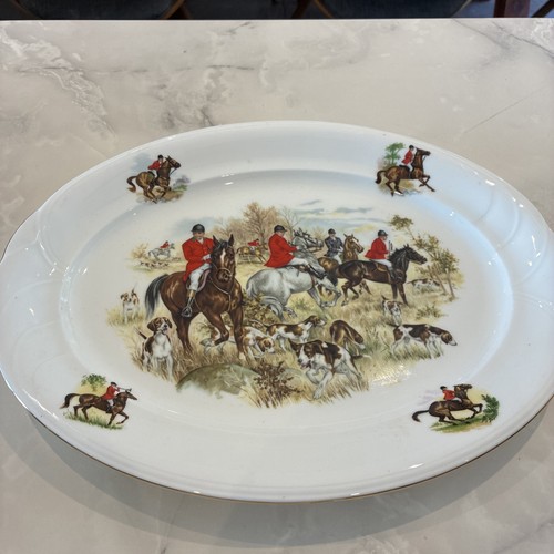 Hunting scenes bone china - scenes,
