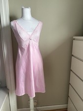 Boux Pink lace slip dress with