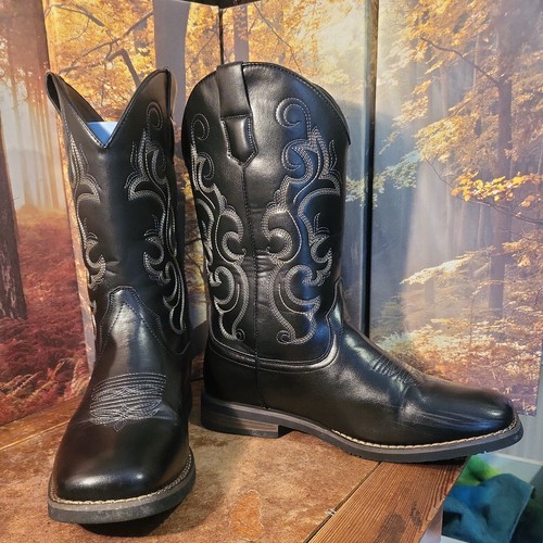 Mens black cowboy boots - cowboy,