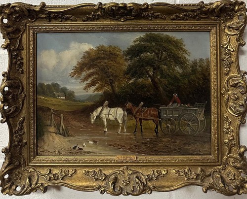 Gill oil on canvas farmer - gill,