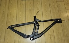 Black Rocket Ltd Carbon Full Suspension Mohntain Bike Frame 17.5" 27.5" Wheels
