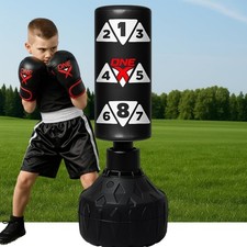 Freestanding Punch Bag 3.5ft Boxing Training Karate Kickboxing Home Gym