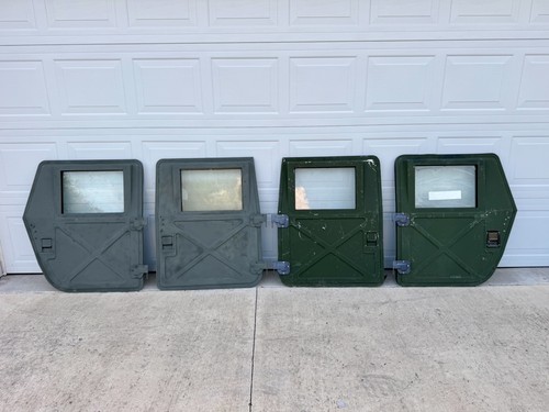 Complete set hmmwv doors - complete, (4)