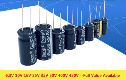 Electrolytic capacitor radial - capacitor,