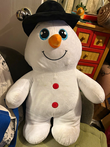 Snow white christmas snowman - snow,