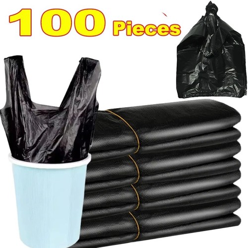 Black heavy duty bin bags - bin,