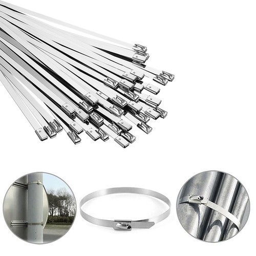 100pcs metal zip ties - metal,
