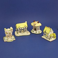 Four Vintage Coalport Bone