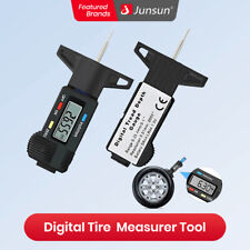 Digital Tyre Depth Gauge Tread Checker Motorbike Car Tester Brake Shoe Pad