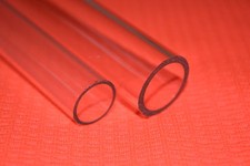 CLEAR ACRYLIC PERSPEX PIPE  TUBE BAR HOLLOW VARIOUS LENGTHS 50MM UPTO 1000MM