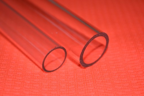 Clear acrylic perspex pipe - clear,