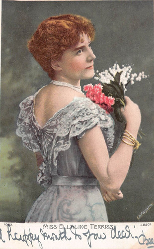 Postcard edwardian actress - -,