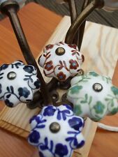 Ceramic Metal Coat Hook - Victorian Vintage Style