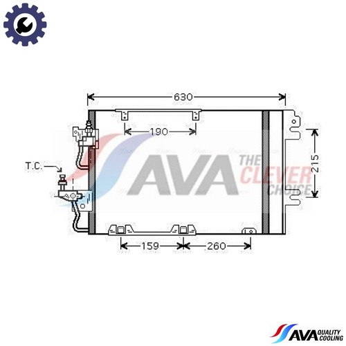 Condenser air conditioning - condenser,